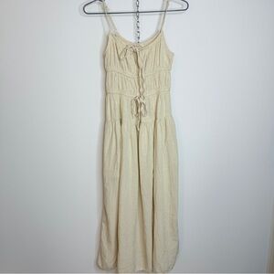 SAM. | Dresses | Sim And Sam Cream Midi Linen Blend Dress Size Xs | Poshmark SAM. | Dresses | Sim And Sam Cream Midi Linen Blend Dress Size Xs | Poshmark